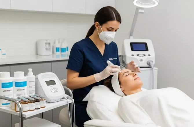 Hidratação Facial com Vitaminas