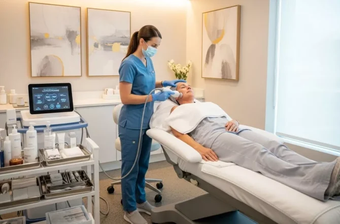 Ultrassom Microfocado (Ultrformer, Sculptra facial)